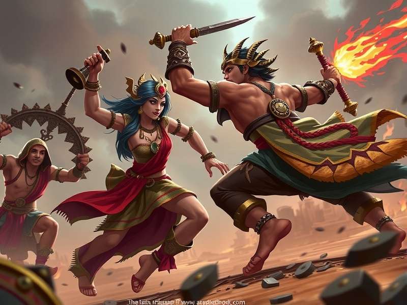 Dharbandora Juggernauts Combat Scene